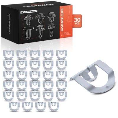 30 Pcs 23.81mm Zinc Plated Steel Window Reveal Moulding Retainer Clips