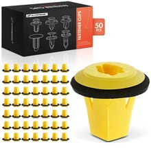 50 Pcs M4.8 Nylon Screw Grommet Retainer Clips