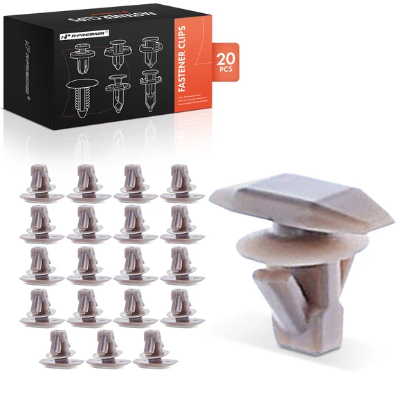 1990-2010 Mitsubishi Eclipse 20 Pcs Nylon Brown Hood Weatherstrip Retainer A-Premium APRCF4331