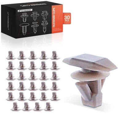 30 Pcs 7mm Nylon Hood Weatherstrip Retainer Clip
