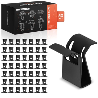 50 Pcs 12.7mm Metal Grille To Fascia Fastener Clips