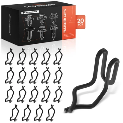 20 Pcs Metal Door Trim Panel Fastener Retainer Clip