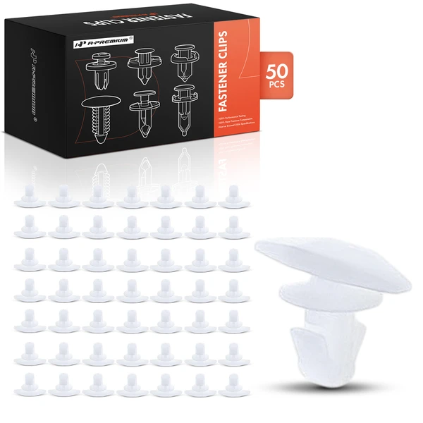 1998-2002 Oldsmobile Intrigue 50 Pcs 5mm Nylon Natural Weatherstrip Retainer Clip A-Premium APRCF4354