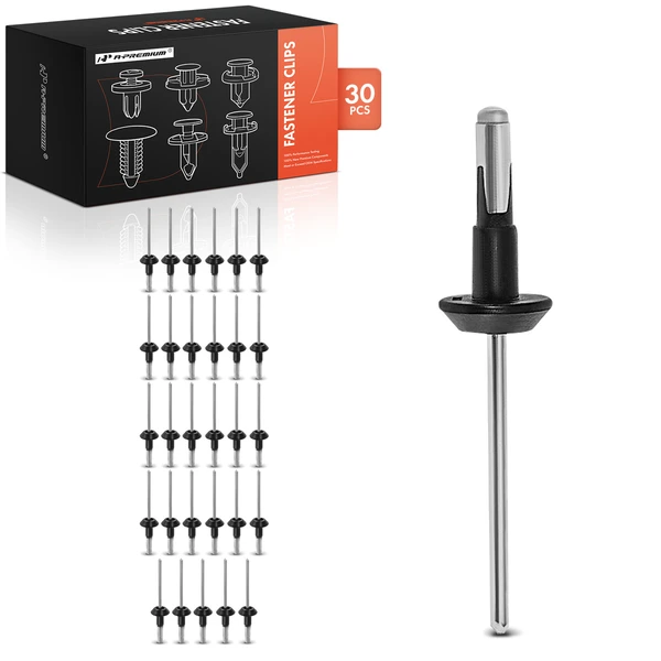 30 Pcs Aluminum Black A-Premium APRCF4359