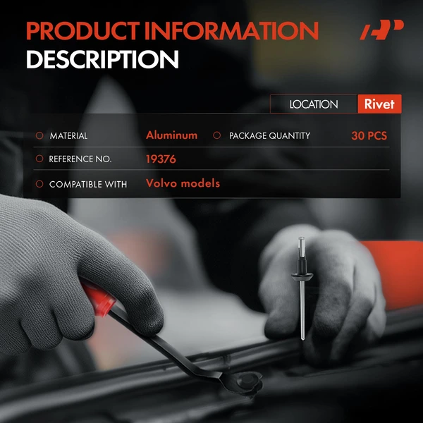 30 Pcs Aluminum Black A-Premium APRCF4359