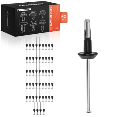 50 Pcs 3.97mm Aluminum Rivet Retainer Clip Fastener
