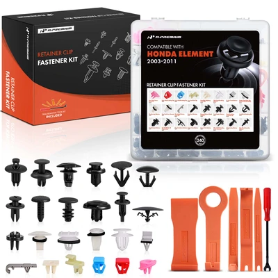 240 Pcs Trim Clip Retainer Fastener Kits