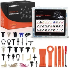 1986-1991 Mercury Sable Quantity Pcs Retainer Clip Fastener Kit with Removal Tool A-Premium APRCF4882