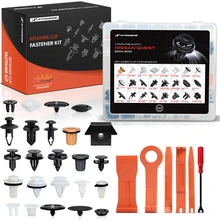 2004-2009 Nissan Quest Quantity Pcs Retainer Clip Fastener Kit with Removal Tool A-Premium APRCF4912