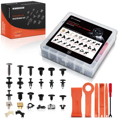 260 Pcs Mud Shield Retainer Door Latch Rod Clips Fasteners Kits