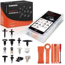 2005-2007 Ford F-450 Super Duty Quantity Pcs Retainer Clip Fastener Kit with Removal Tool A-Premium APRCF4834