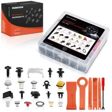 1995-1999 Hyundai Accent Quantity Pcs Bumper Retainer Trim Clips Fender Fastener Kit with Removal Tool A-Premium APRCF5260PG