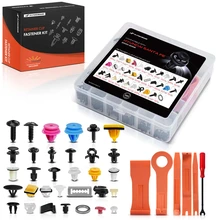 2001-2006 Hyundai Santa Fe Quantity Pcs Hood Seal Screw Retainer Clips Fasteners Kit with Removal Tool A-Premium APRCF5169