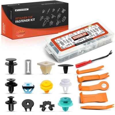 120 Pcs Front Bumper Clips Retainer Fastener Kits