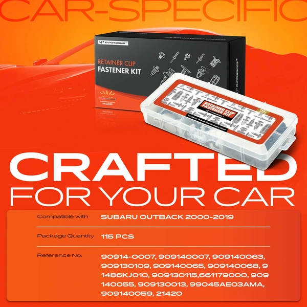 115 Pcs 10mm Nylon Black A-Premium APRCF4682