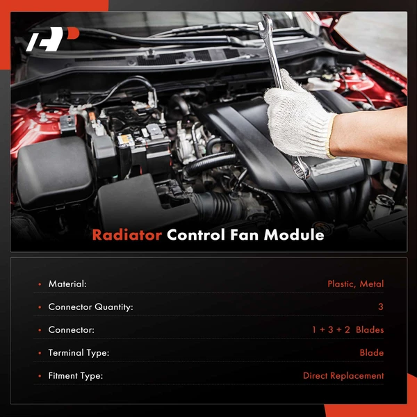 Radiator Cooling Fan Control Module for Hyundai Sonata Kia Optima Forte5 Soul