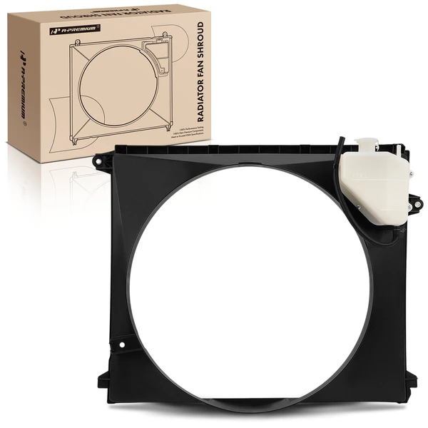 Radiator Cooling Fan Shroud with Coolant Reservoir for Toyota Tacoma 2016-2023 V6 3.5L