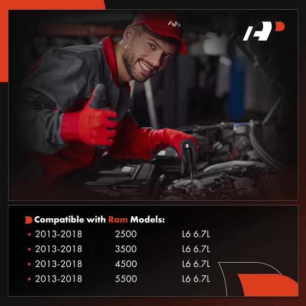 Engine Cooling Fan Shroud for Ram 2500 3500 4500 5500 2013-2018 6.7L Bridge Type