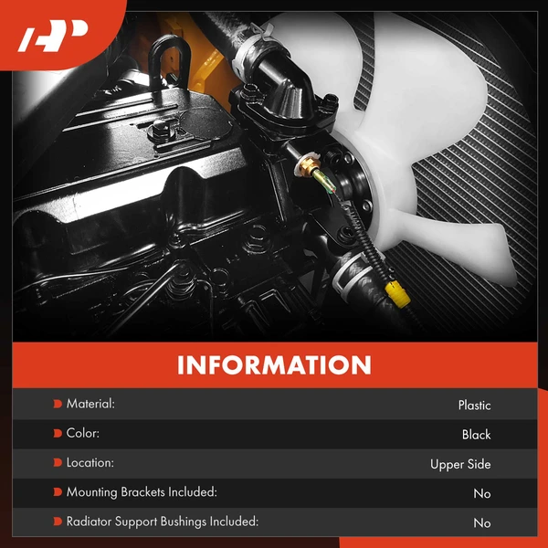 Upper Radiator Fan Shroud for Toyota RAV4 2006-2012 2.4L 2.5L 3.5L
