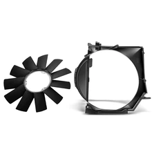 Engine Cooling Fan Shroud & Fan Blade Kit for 1999-2000 BMW 328i