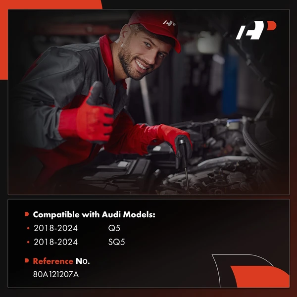 Plastic Radiator Cooling Fan Shroud for Audi Q5 SQ5 2018-2024 L4 2.0L V6 3.0L