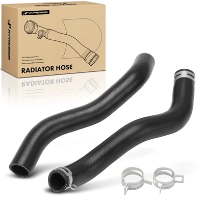 2 Pcs Upper & Lower Molded Radiator Coolant Hose
