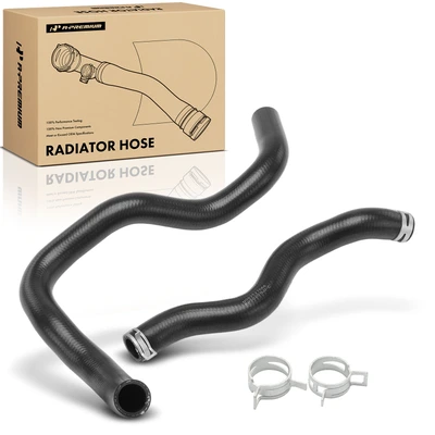 2 Pcs Lower & Upper Radiator Coolant Hoses