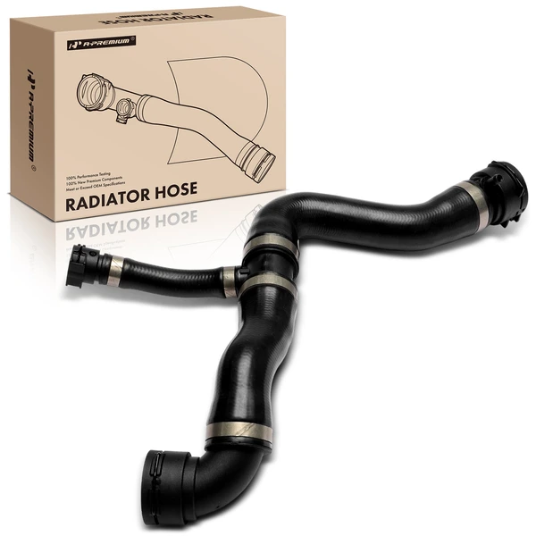 Upper Radiator Coolant Hose for BMW 118i 2012-2013 L4 1.6L 120i 2006-2012 2.0L