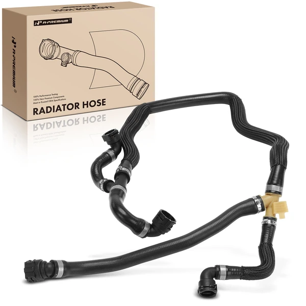 Lower Reservoir To Thermostat Radiator Coolant Hose for BMW X5 2011-2013 X6