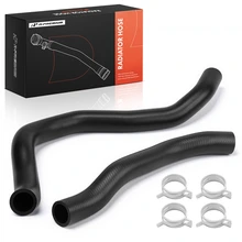 2 Pcs Lower & Upper Radiator Coolant Hoses with Clamp for 2008-2012 Honda Accord