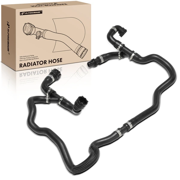 Radiator Coolant Hose for BMW 525i 2006-2007 528xi 530i 535xi To Expansion Tank