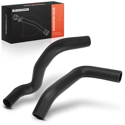 2 Pcs Upper & Lower Radiator Coolant Hoses