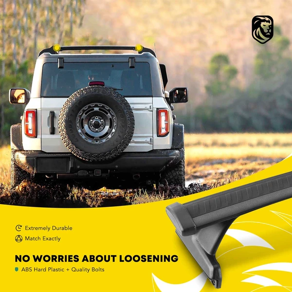 Black Aluminum Alloy Roof Rack Rails Cross Bars  for 2018-2021 Chevrolet Traverse