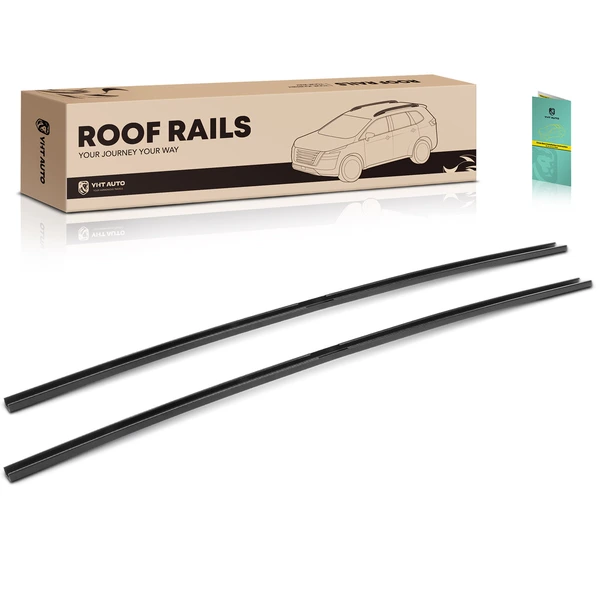 Black Iron Roof Rack Side Rails for Chevy Traverse 2009-2017