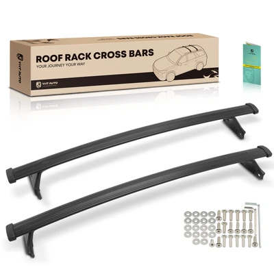 Black Aluminum Roof Rack Rail Cross Bars Carrier