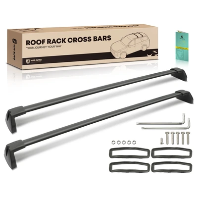 Black Aluminum Alloy Roof Rack Cross Bars Luggage Carrier