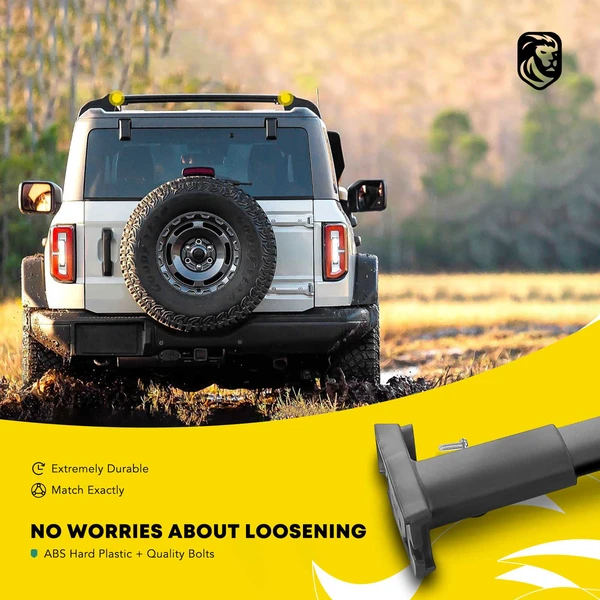 Black Aluminum Alloy Roof Rack Rail Cross Bars for 2011-2015 Ford Explorer