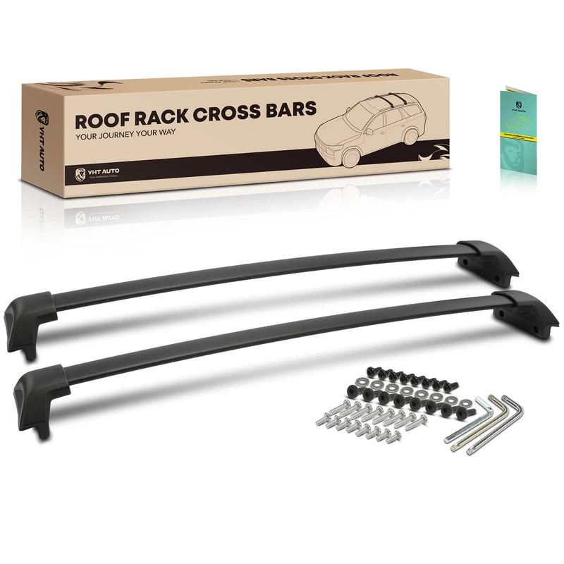 Black Aluminum Alloy Roof Rack Cross Bars for Honda CRV 2023-2024