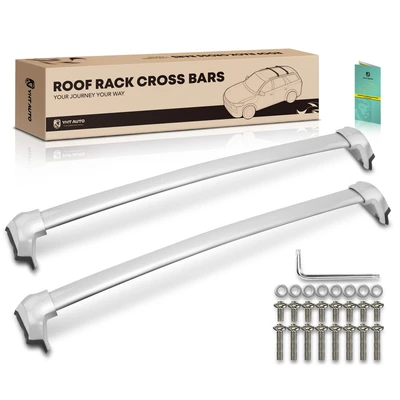 Silver Aluminum Alloy Roof Rack Cross Bars