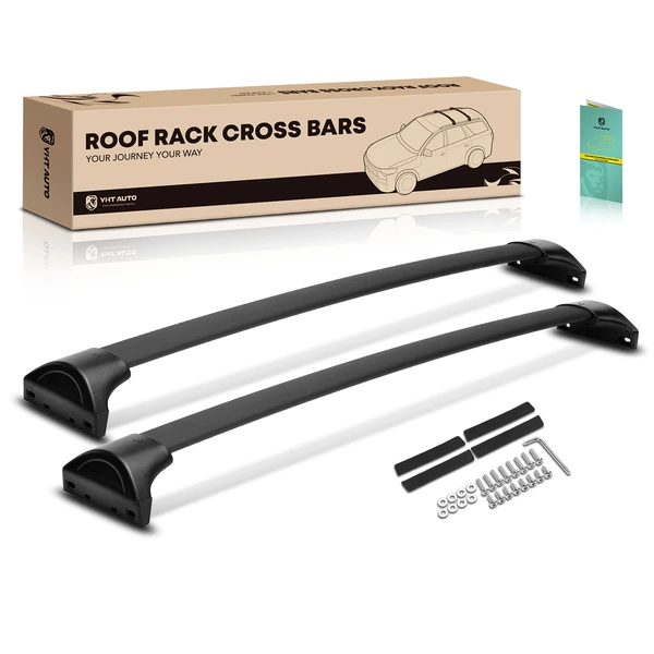 Black Aluminum Alloy Roof Rack Cross Bars for 2018-2023 Honda Odyssey