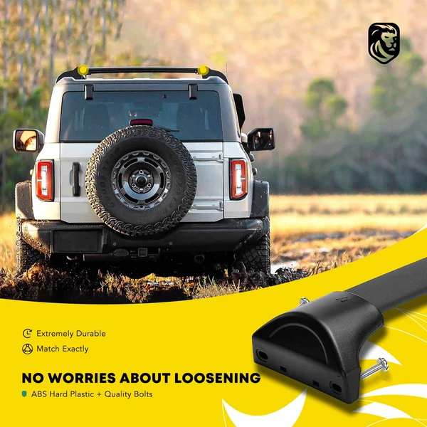 Black Aluminum Alloy Roof Rack Cross Bars for 2018-2023 Honda Odyssey