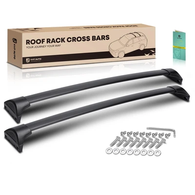 Black Aluminum Alloy Roof Rack Cross Bars Luggage Carrier