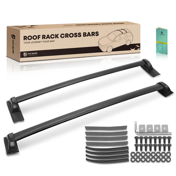 Black Aluminum Alloy Roof Rack Cross Bars for 2003-2011 Honda Element