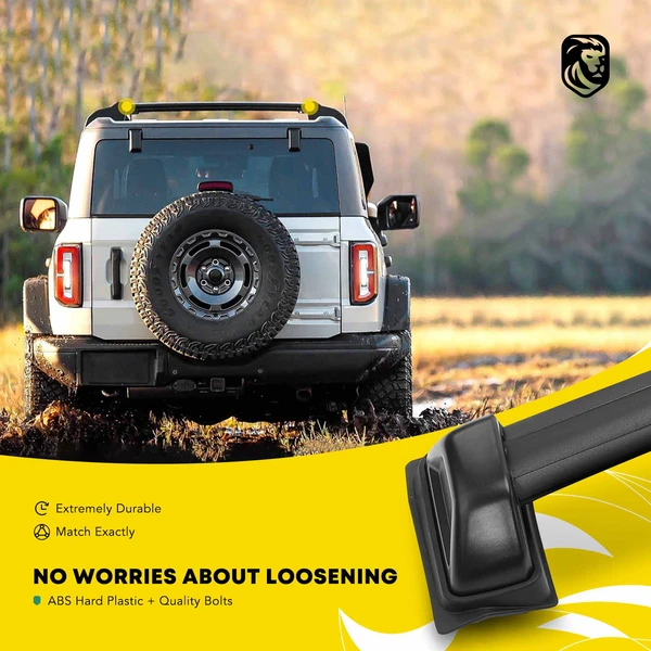 Black Aluminum Alloy Roof Rack Cross Bars for 2003-2011 Honda Element