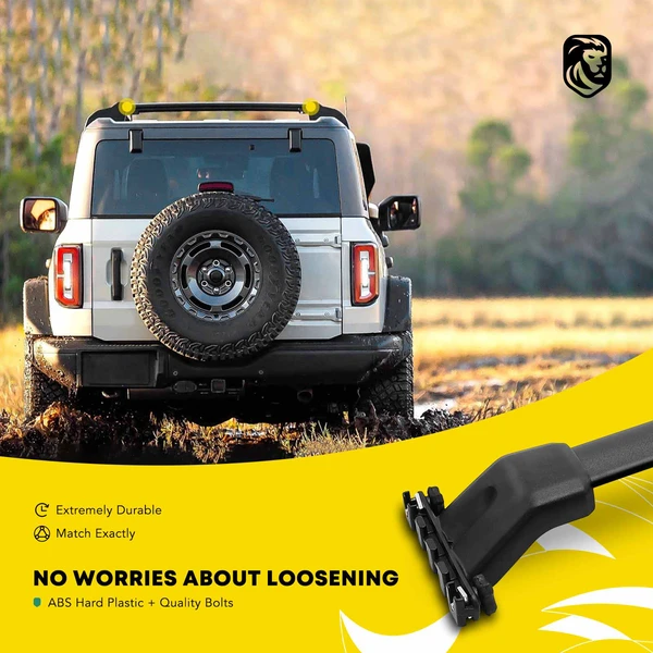 Black Aluminum Alloy Roof Rack Cross Bars for 2009-2015 Honda Pilot