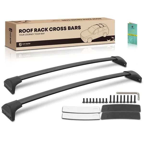 Black Aluminum Alloy Roof Rack Cross Bars for 2023 Honda Pilot