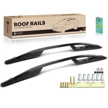 Black Aluminum Alloy Roof Rack Side Rails