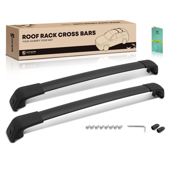 Black Aluminum Alloy Roof Rack Cross Bars for Hyundai Tucson 2016-2021