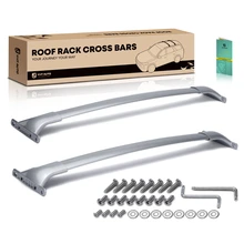 Silver Aluminum Alloy Roof Rack Cross Bars