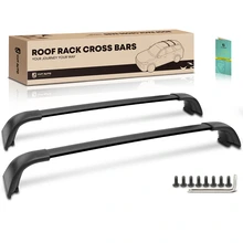 Black Aluminum Alloy Roof Rack Cross Bars for 2022-2023 INFINITI QX55